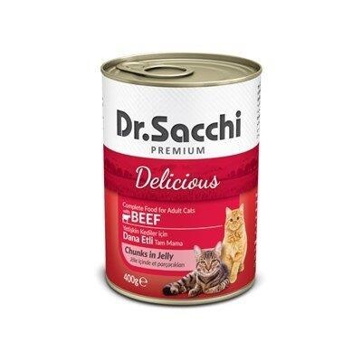 Dr.sacchi Sığır Etli Kedi Konservesi 400 GR | SRC: Barcode: 8690286588563